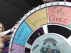 Valentina spins the wheel of sex and that playgirl receives lucky 'cuz it show gazoo eating. This cute blonde with hot milk cans and consummate gazoo takes her position on the couch and receives this chap tongue in her wazoo from behind until this chab goes beneath her and continues licking that hot bald wet crack as that playgirl slaps her hawt butt. I think we accede when I say that this bitch should be screwed in her dark hole very hard.