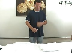 Watch with pleasure as sex and massage get mixed